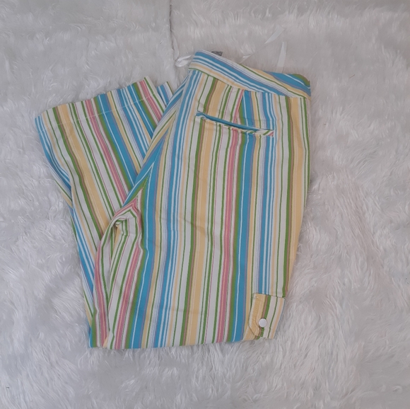 Vtg St Aumont striped Golf capri pants sz 6 *T - Picture 4 of 5